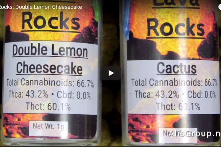 Strain Review: Lava Rocks – Double Lemon Cheesecake